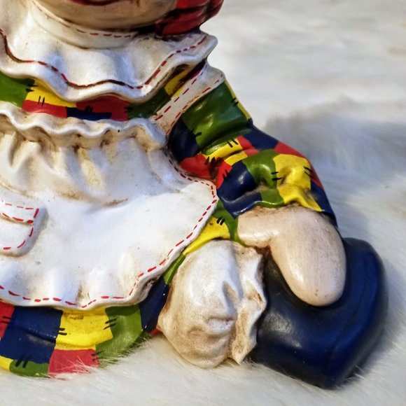 VTG BYRON MOLD 1970,s RAGGEDY ANN HAND PAINTED - Picture 2 of 9